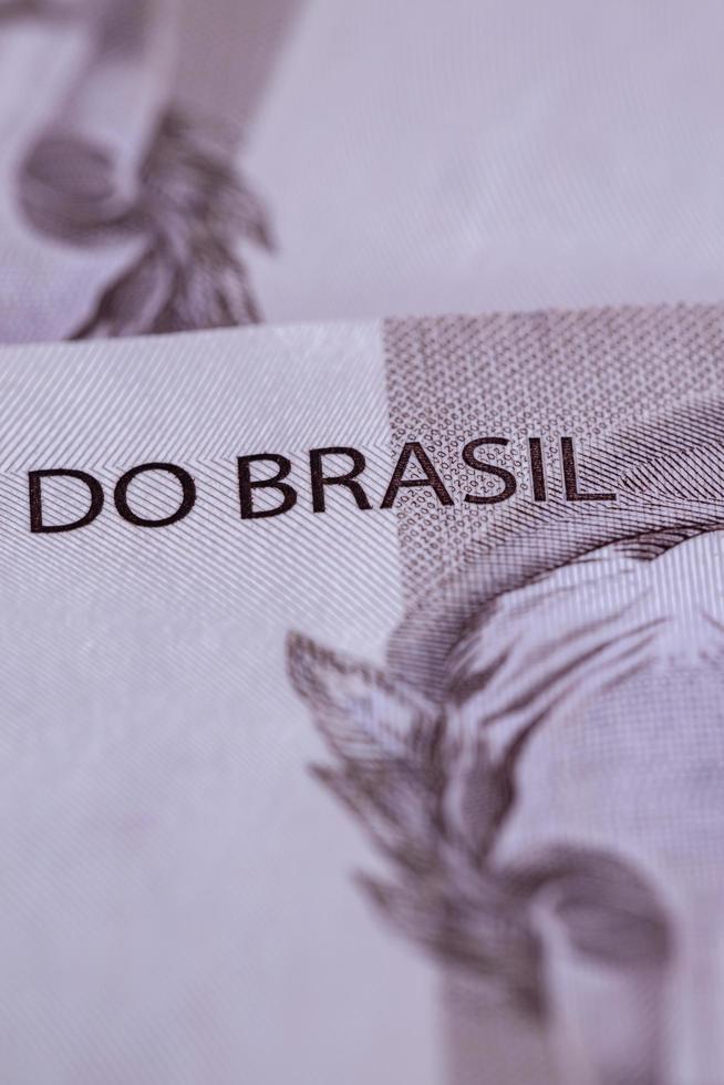 cassilandia, mato grosso do sul, brazilië, 2021 - nieuw tweehonderd Braziliaans echt bankbiljet foto