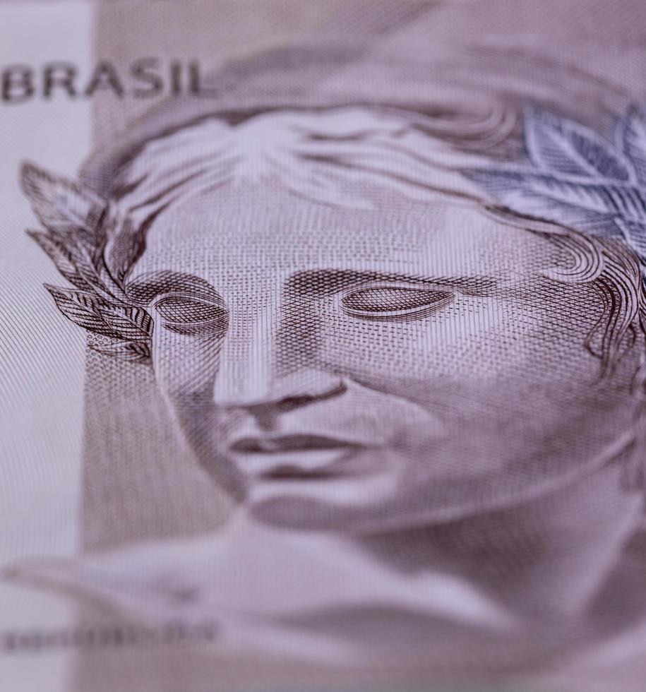 cassilandia, mato grosso do sul, brazilië, 2021 - nieuw tweehonderd Braziliaans echt bankbiljet foto