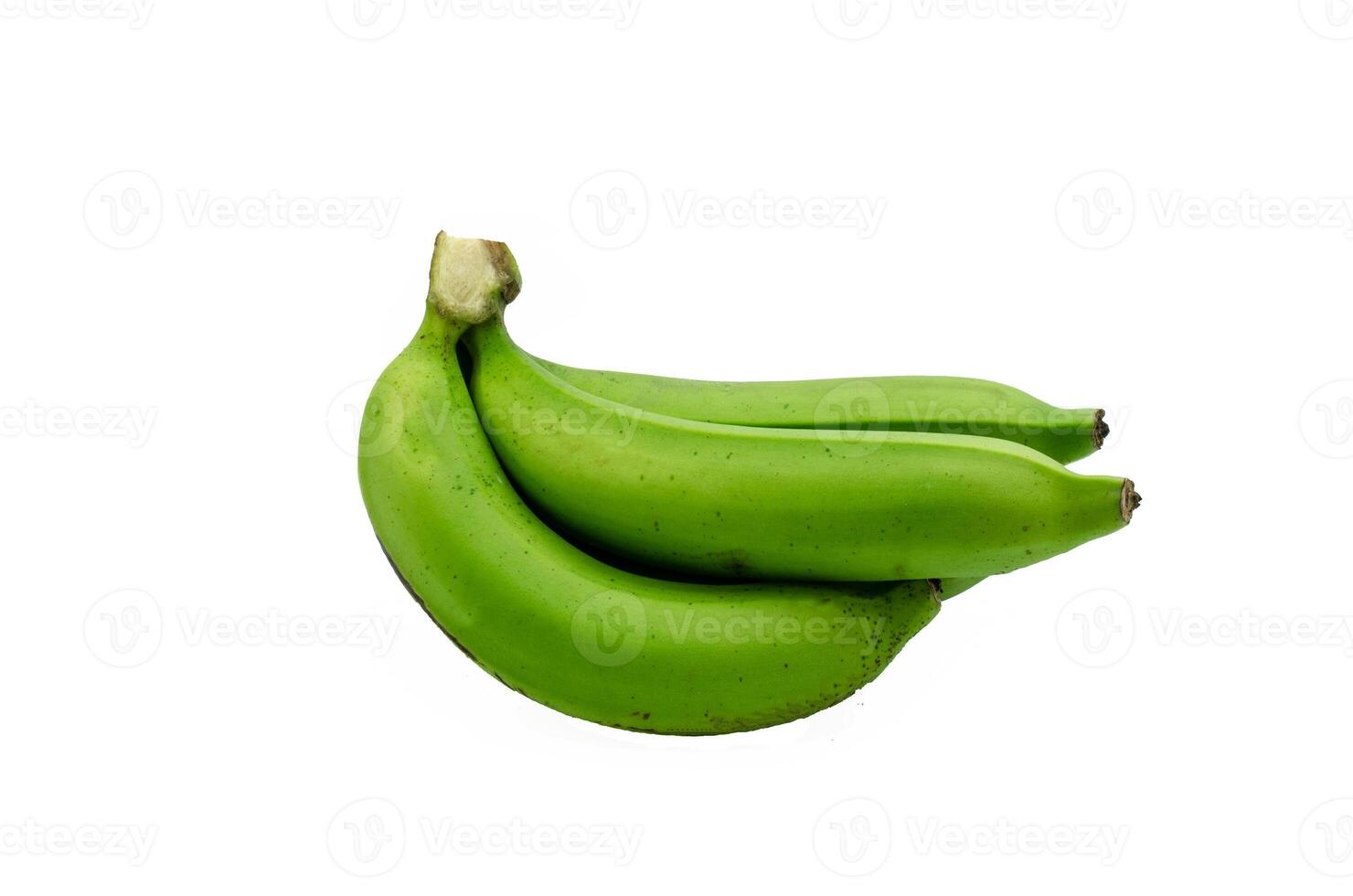 groen banaan bundel Aan een wit achtergrond foto