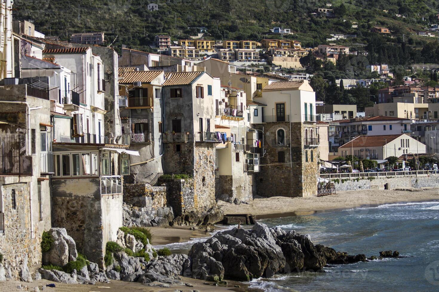 cefalu, Sicilië detailopname detail foto