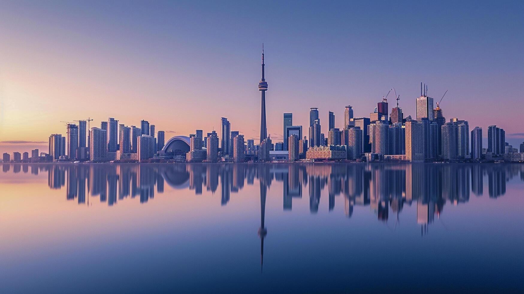 ai gegenereerd stadsgezicht weerspiegeld in kalmte wateren drijvend vredig ai gegenereerd foto