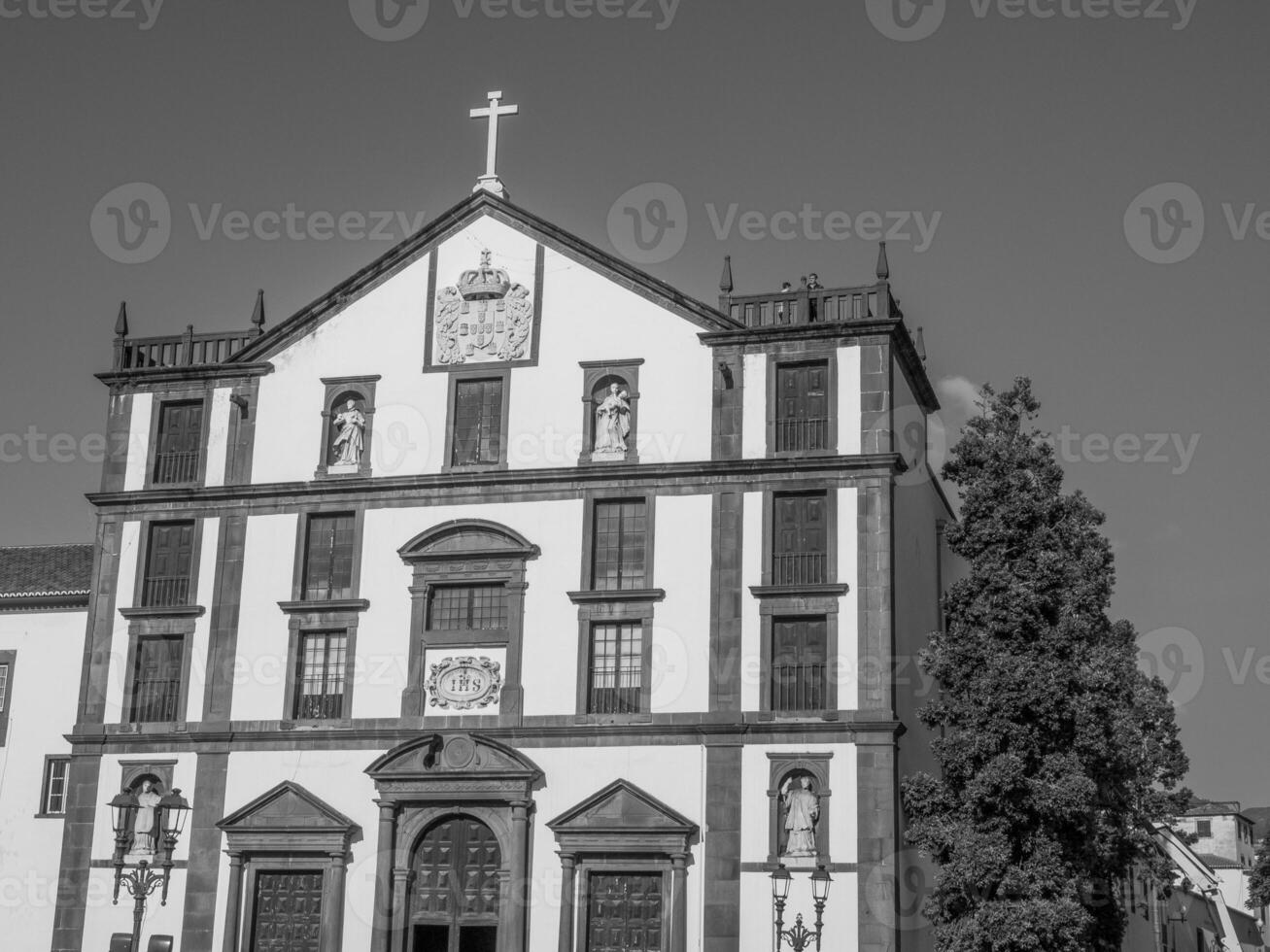 de stad van Funchal Aan Madeira eiland foto