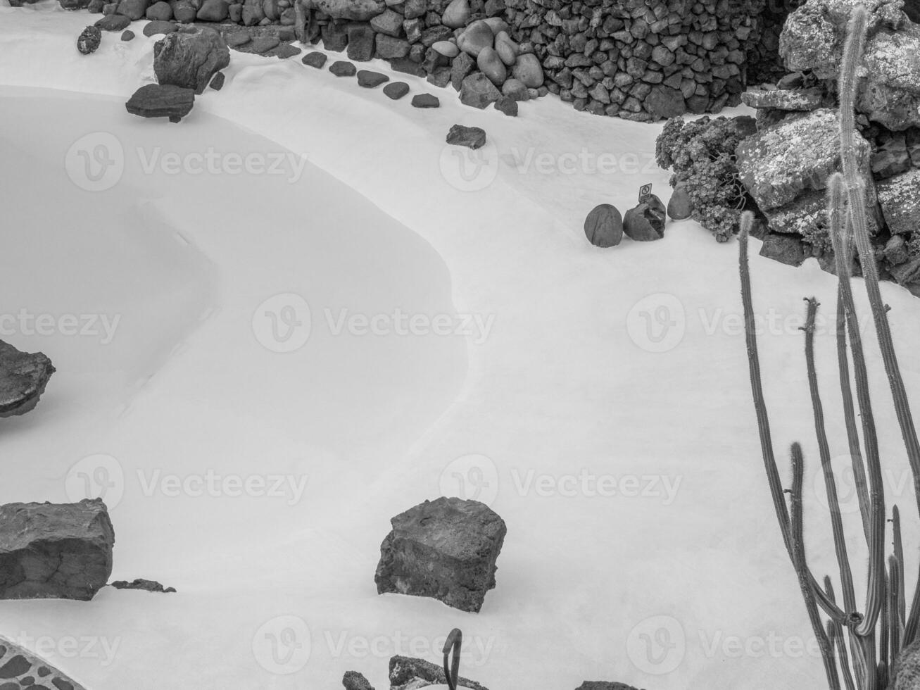 het eiland lanzarote foto