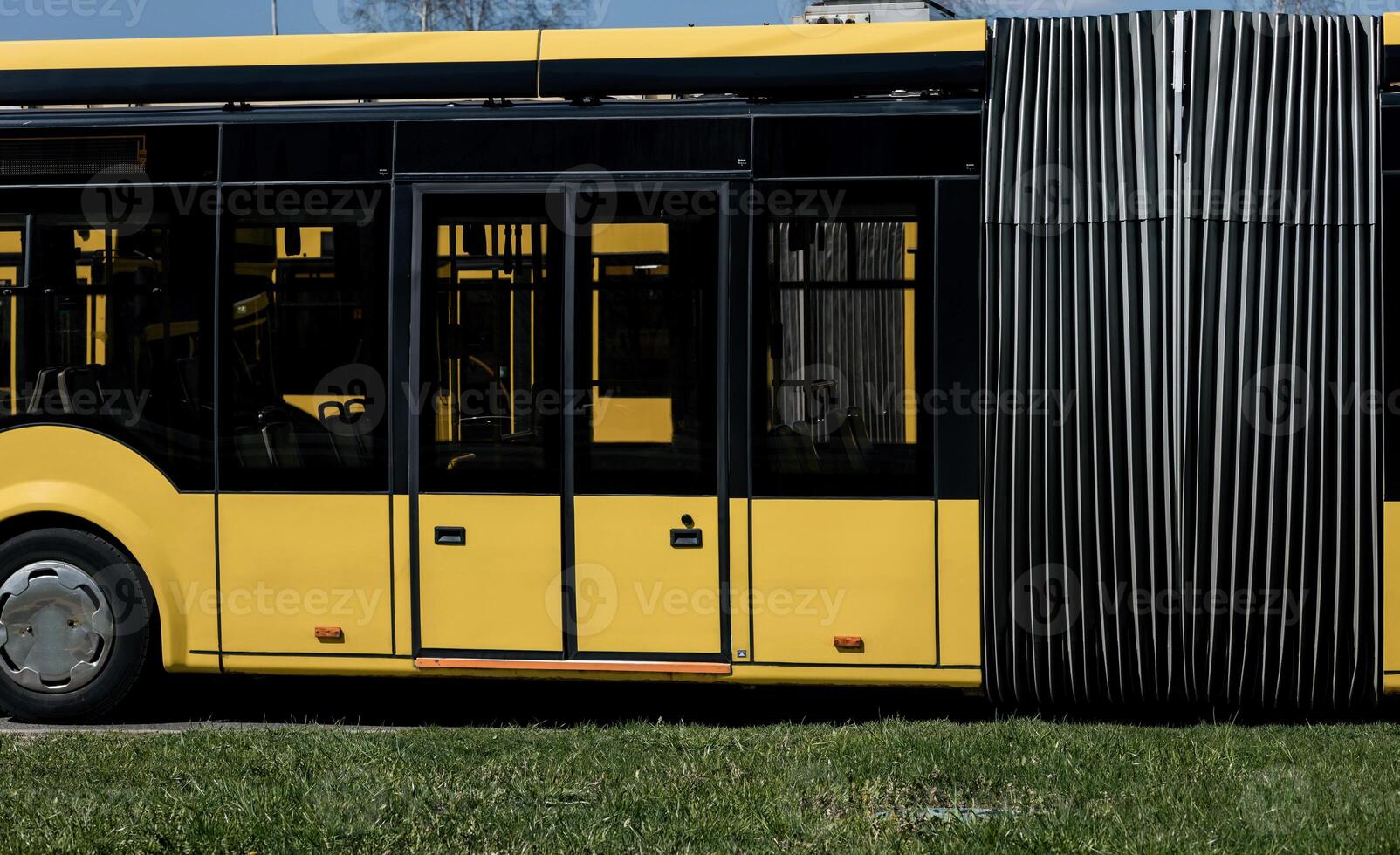 geel openbaar bus foto