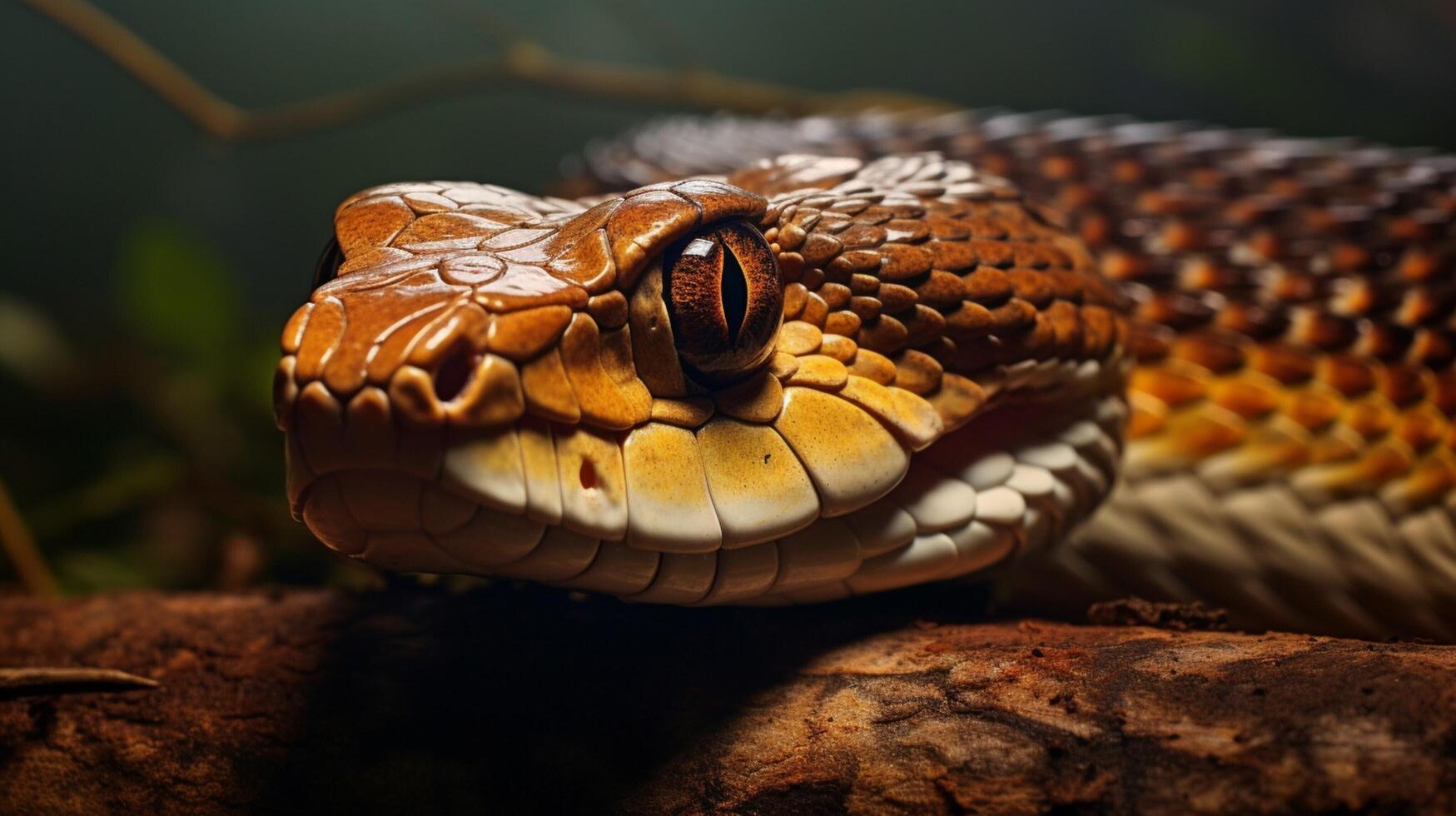 ai gegenereerd koning cobra hoog kwaliteit beeld foto