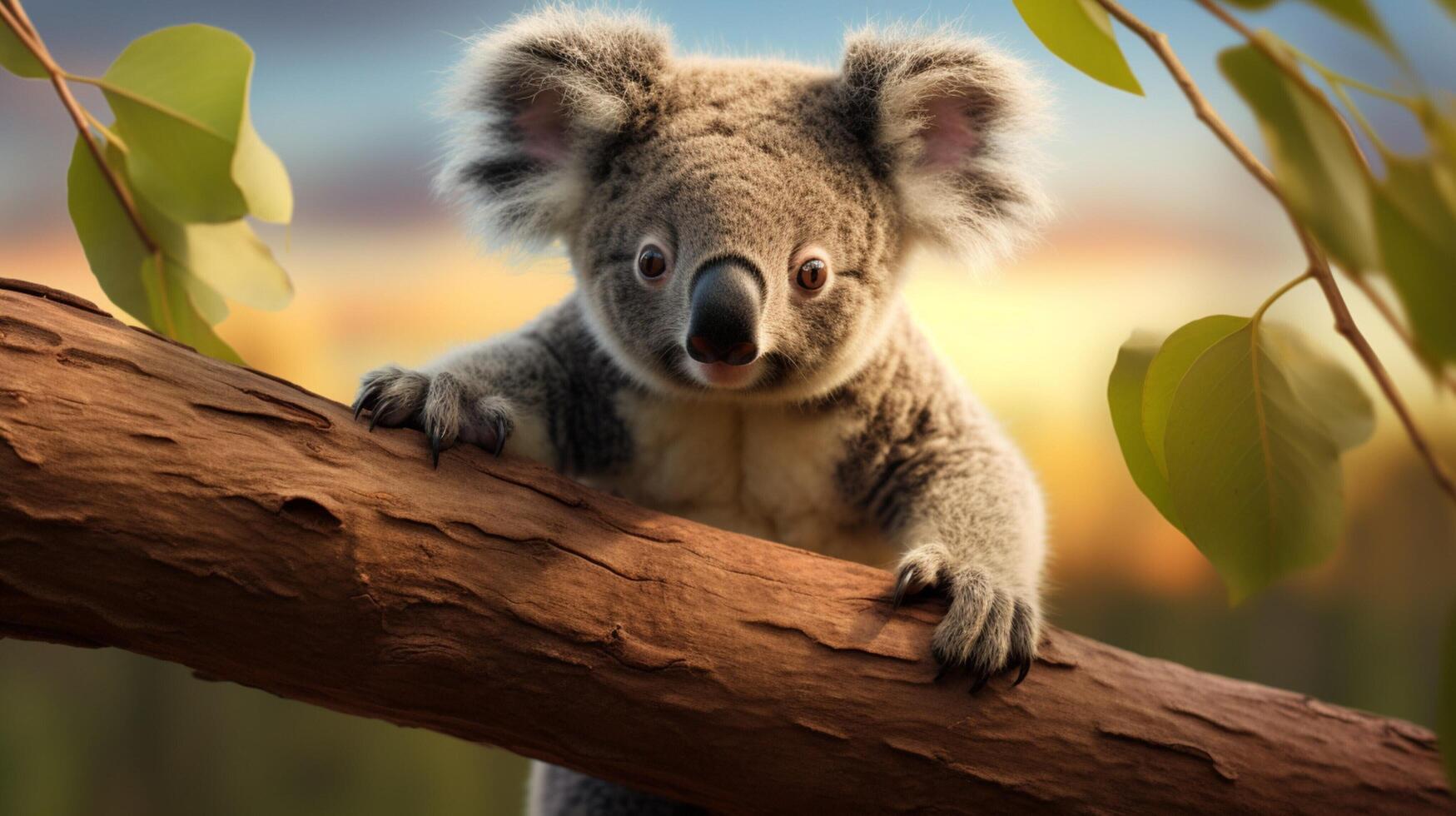 ai gegenereerd koala hoog kwaliteit beeld foto