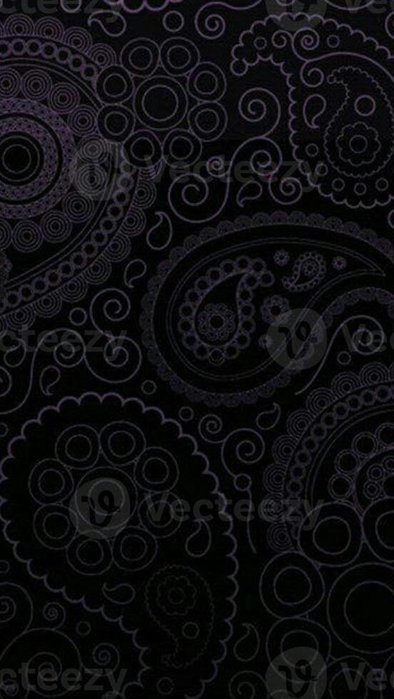 naadloos abstract zwart bloemen Liaan patroon foto
