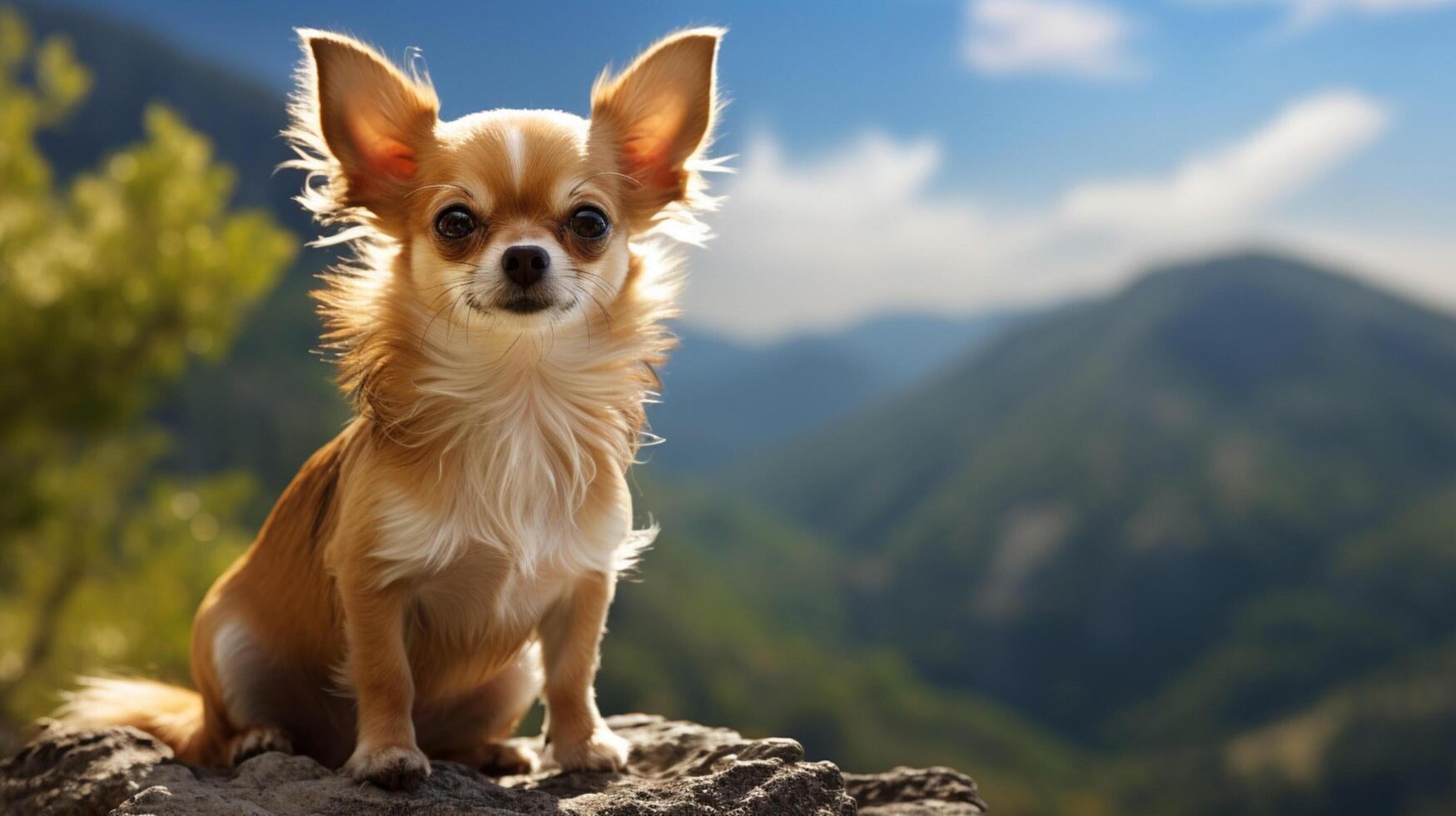 ai gegenereerd chihuahua hoog kwaliteit beeld foto