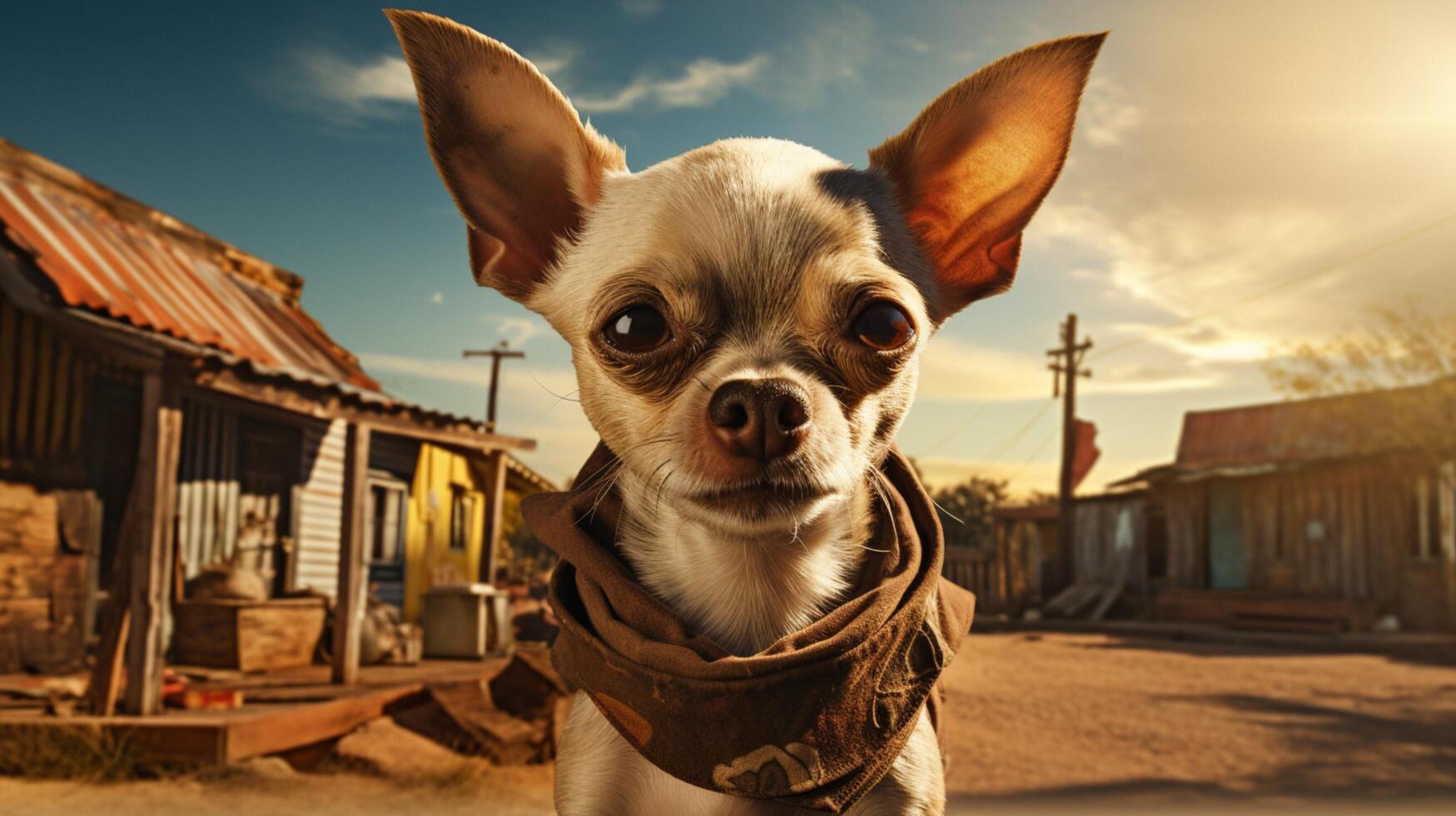 ai gegenereerd chihuahua hoog kwaliteit beeld foto