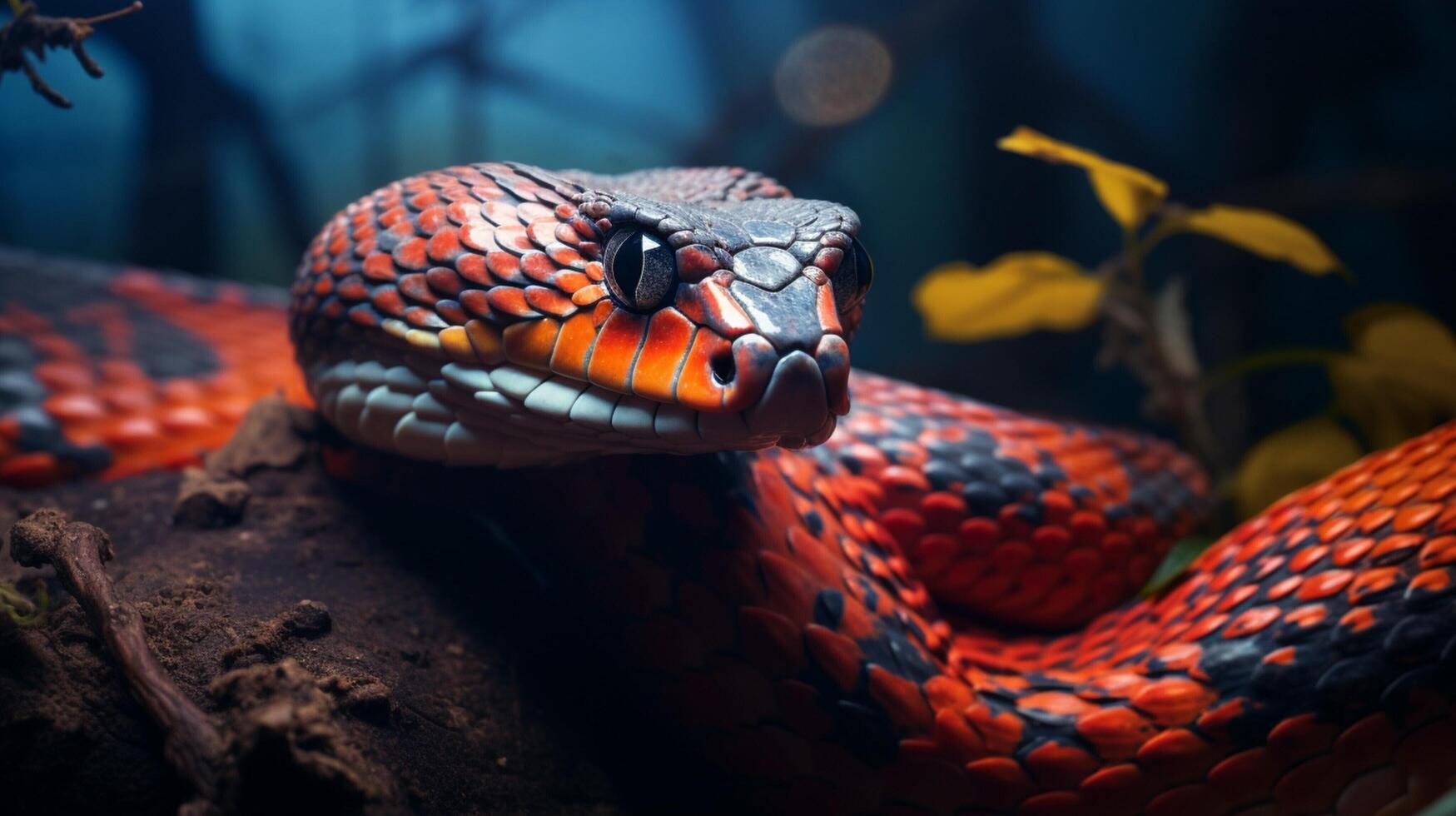 ai gegenereerd cobra hoog kwaliteit beeld foto