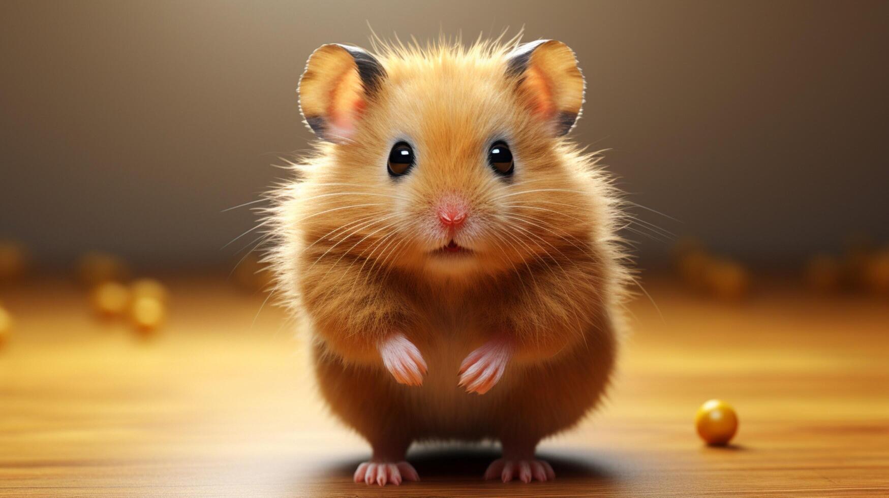 ai gegenereerd hamster hoog kwaliteit beeld foto