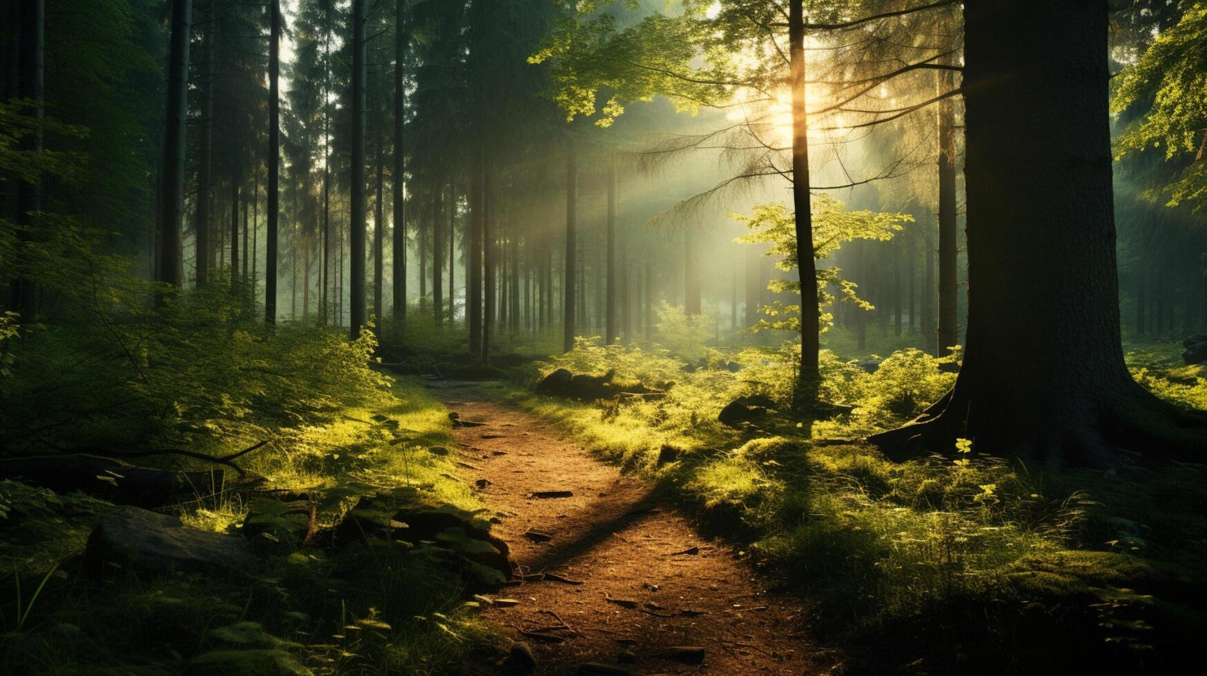 ai gegenereerd natuur landschappen achtergrond foto