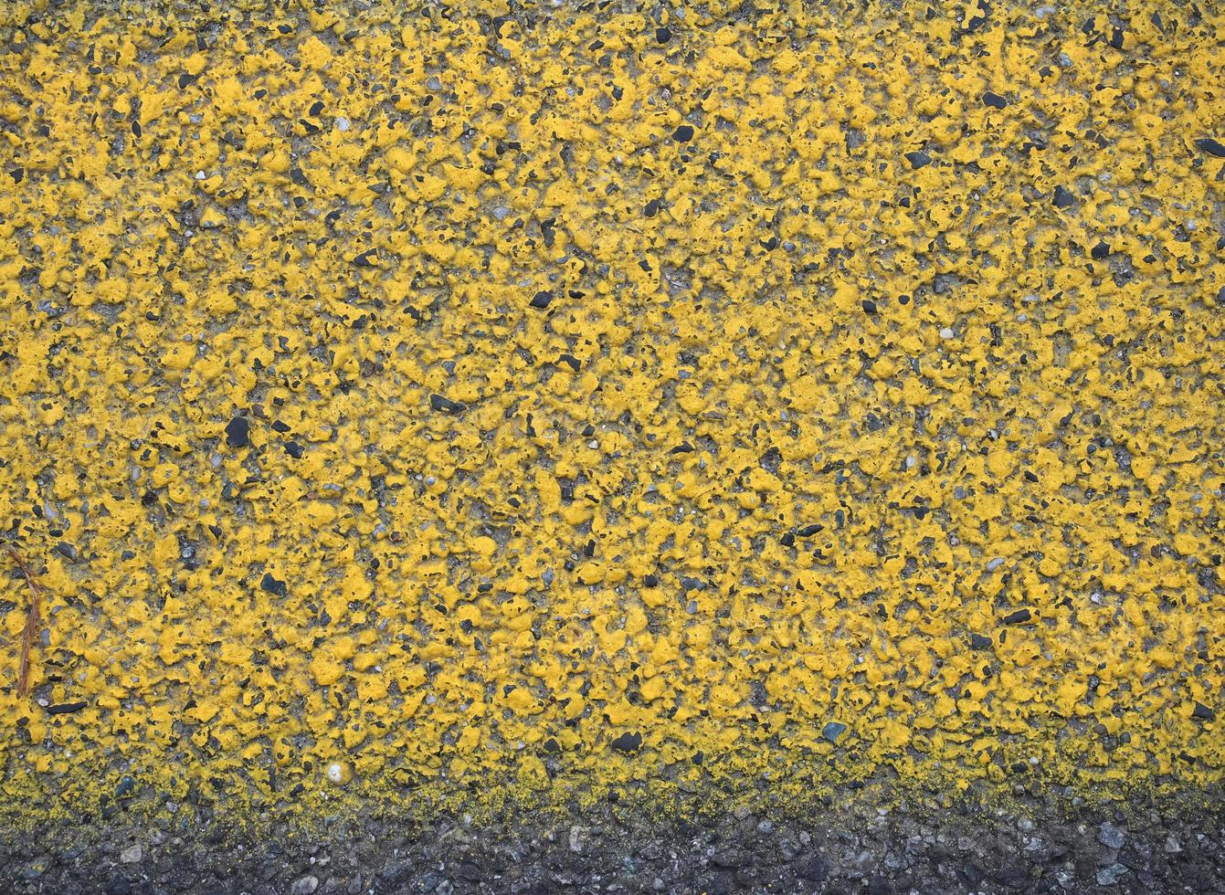 gele asfalt textuur achtergrond foto