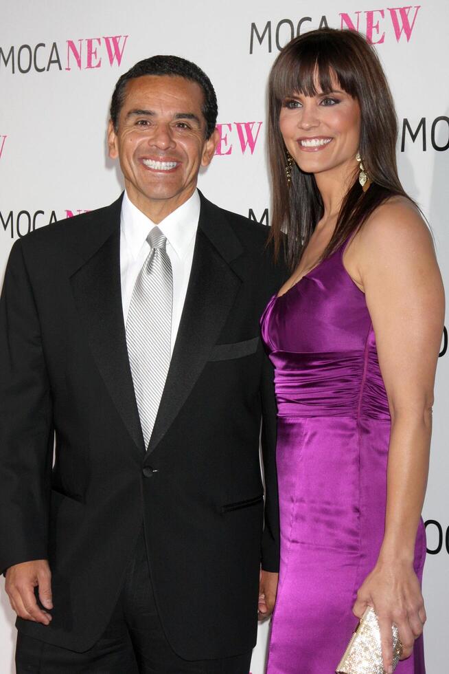 antonio villaraigosa lu parker aankomen Bij de museum van hedendaags kunst, los angeles 30e verjaardag gala mokka groots Laan los engelen, ca november 14, 2009 foto