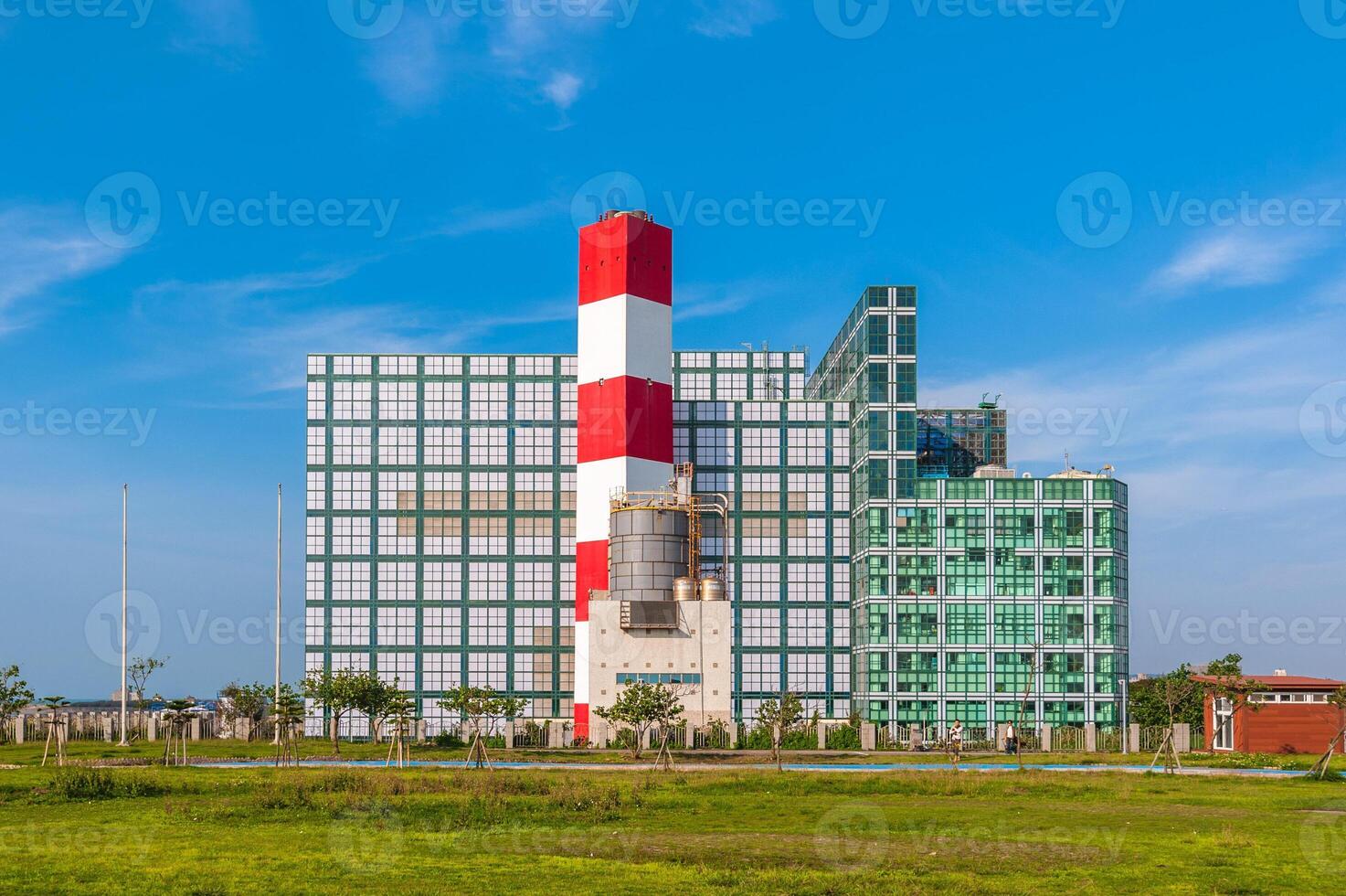 verbrandingsoven voor gemeentelijk verspilling in hsinchu, Taiwan foto