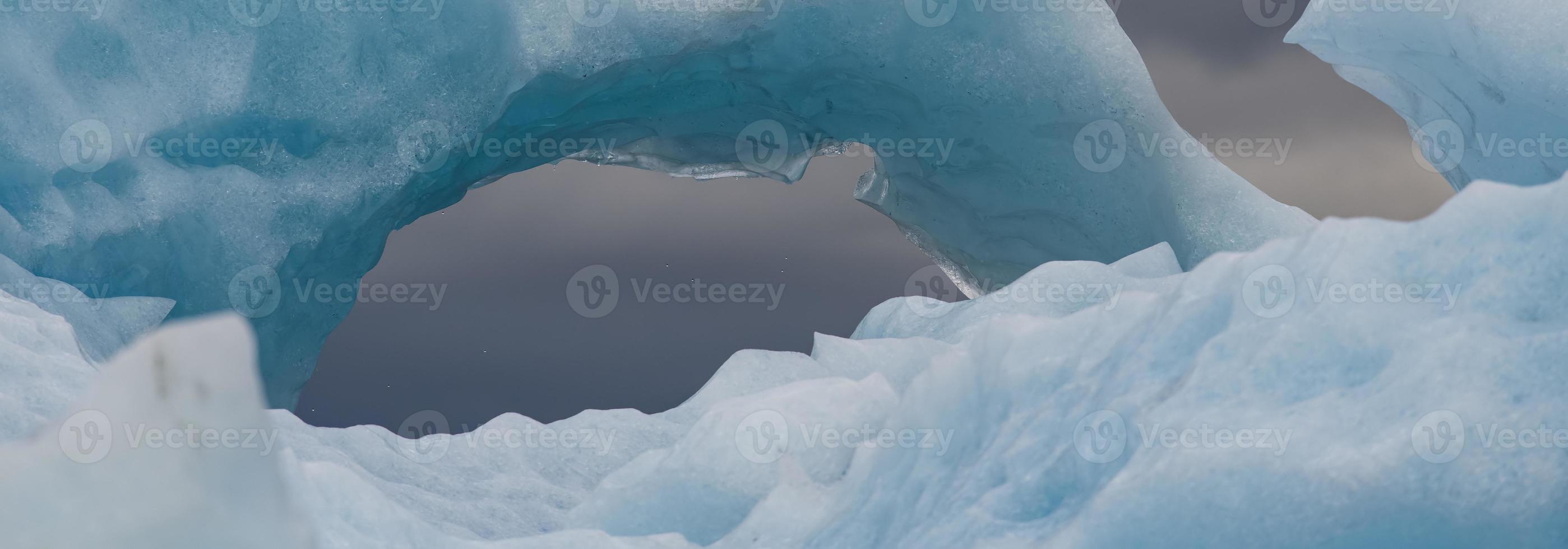 ijsbergpano in alaska foto