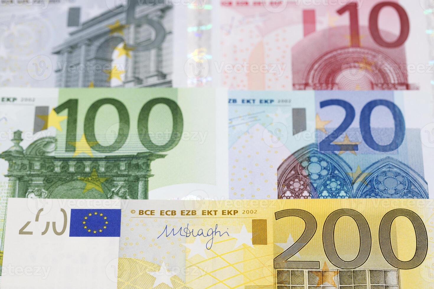 Europese geld een bedrijf achtergrond foto