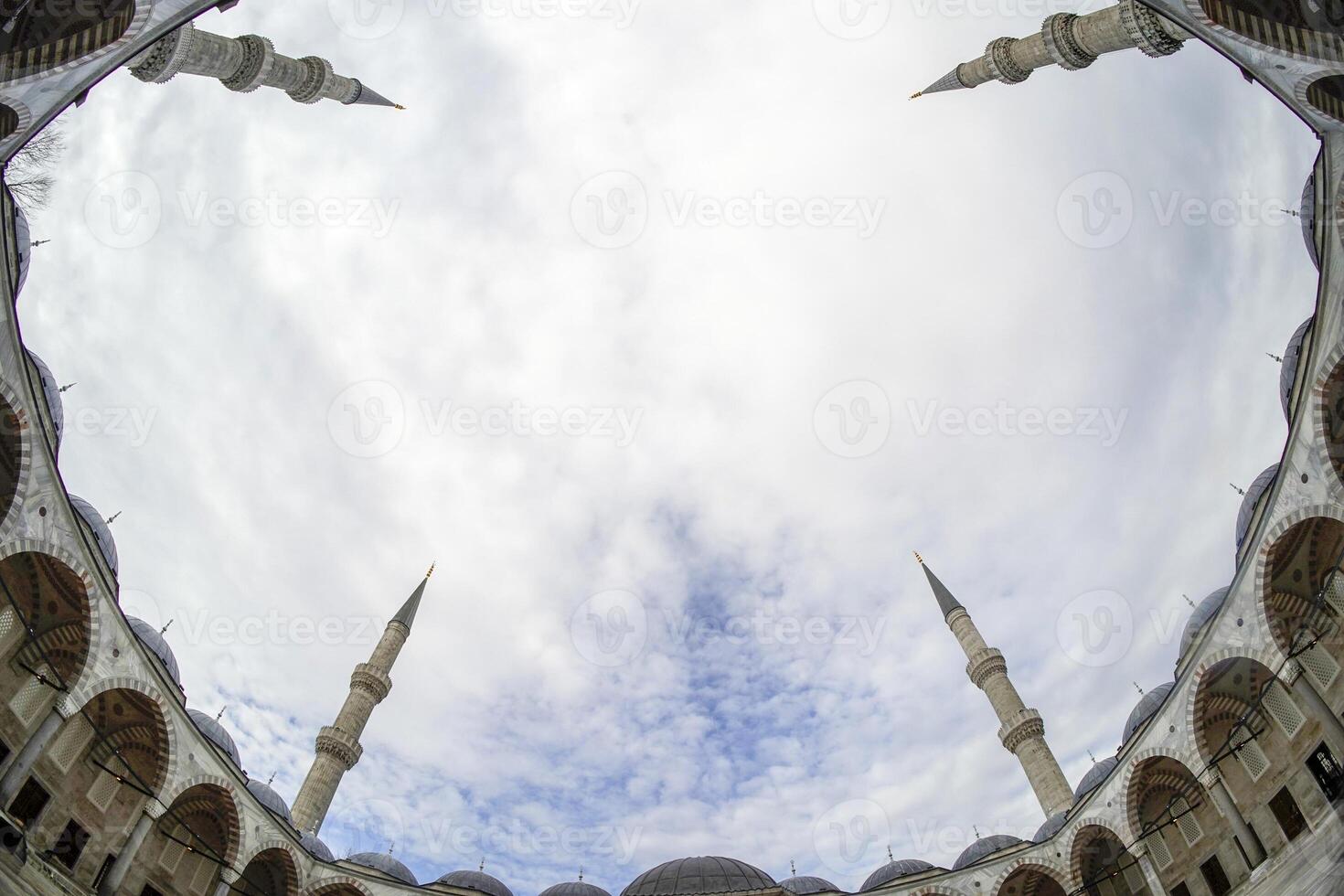 sultanahmet blauwe moskee in istanbul, turkije foto