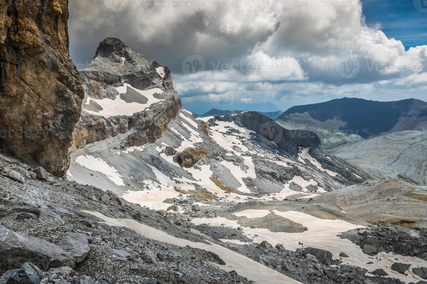 landschap in de Pyreneeën nationaal park foto