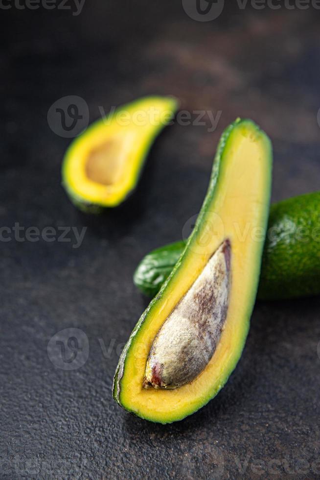 avocado fruit verse maaltijd snackpatroon foto