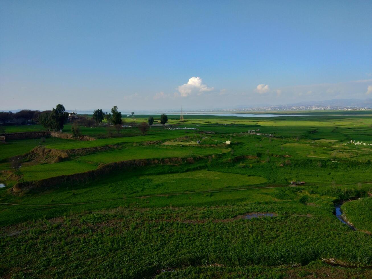 mangla dam en meer, mirpur, azad jammu en Kasjmir foto