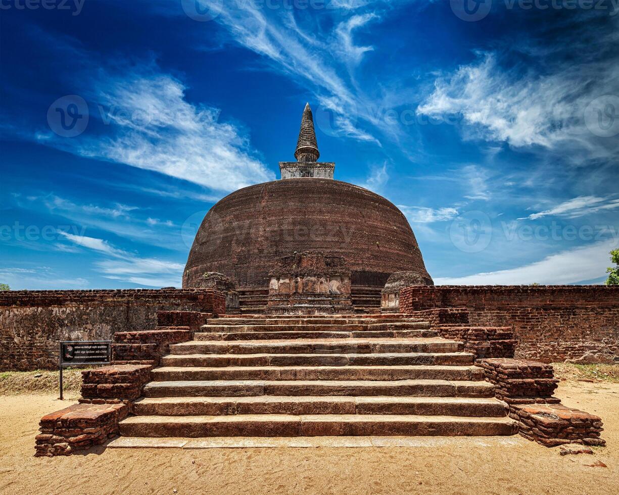 rangot vihara, Polonnaruwa, sri lanka foto