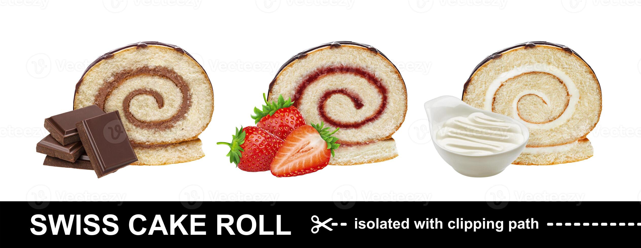 verschillend Zwitsers broodjes verzameling geïsoleerd Aan wit achtergrond foto