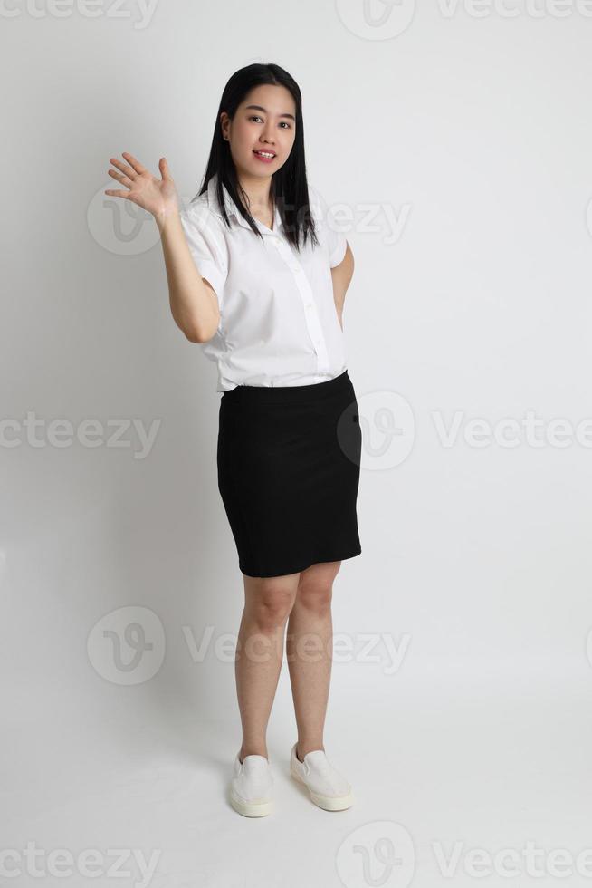 Aziatisch studentenmeisje foto