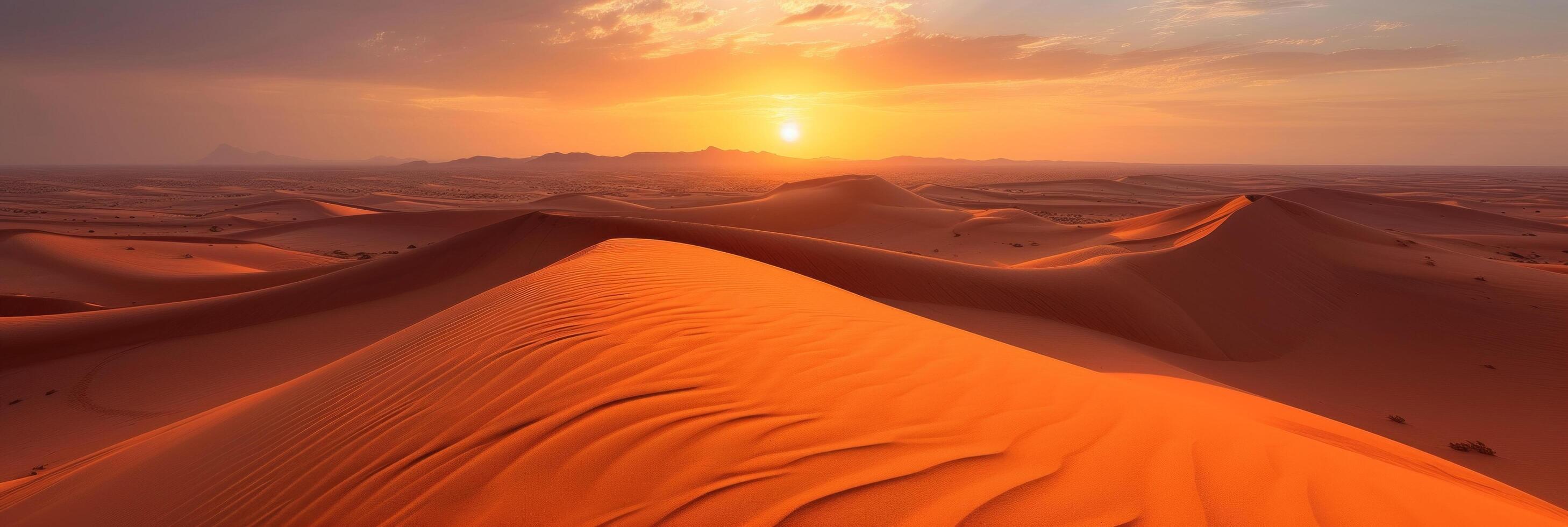 ai gegenereerd mooi foto van de woestijn voor achtergrond