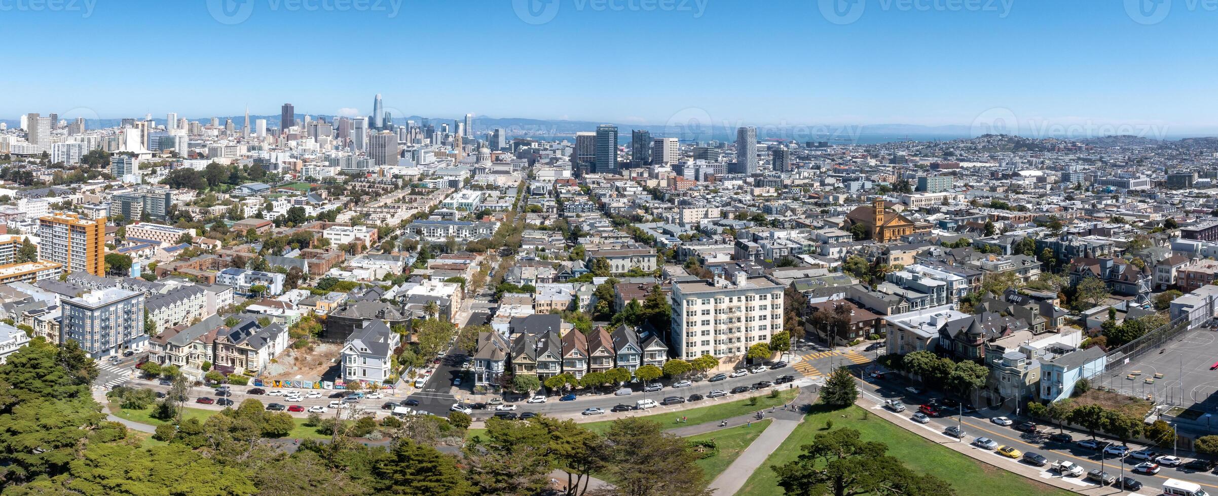 de geschilderd Dames van san francisco, Californië, Verenigde Staten van Amerika. foto