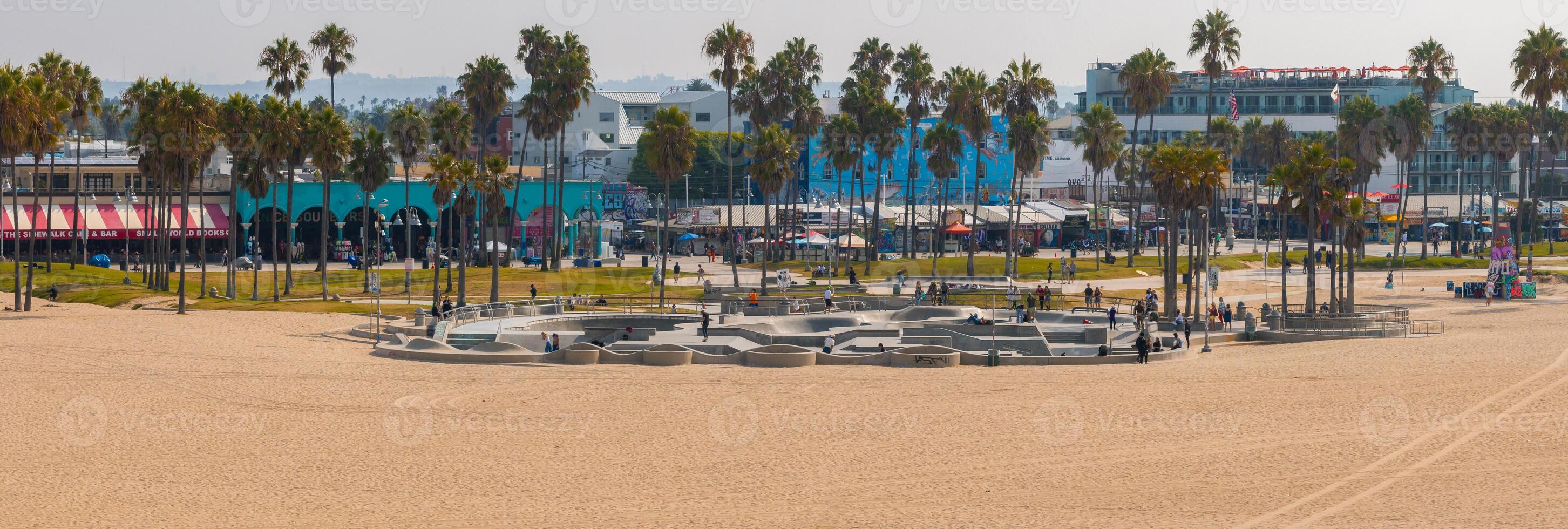 Venetië strand los angeles Californië la zomer blauw antenne visie. foto