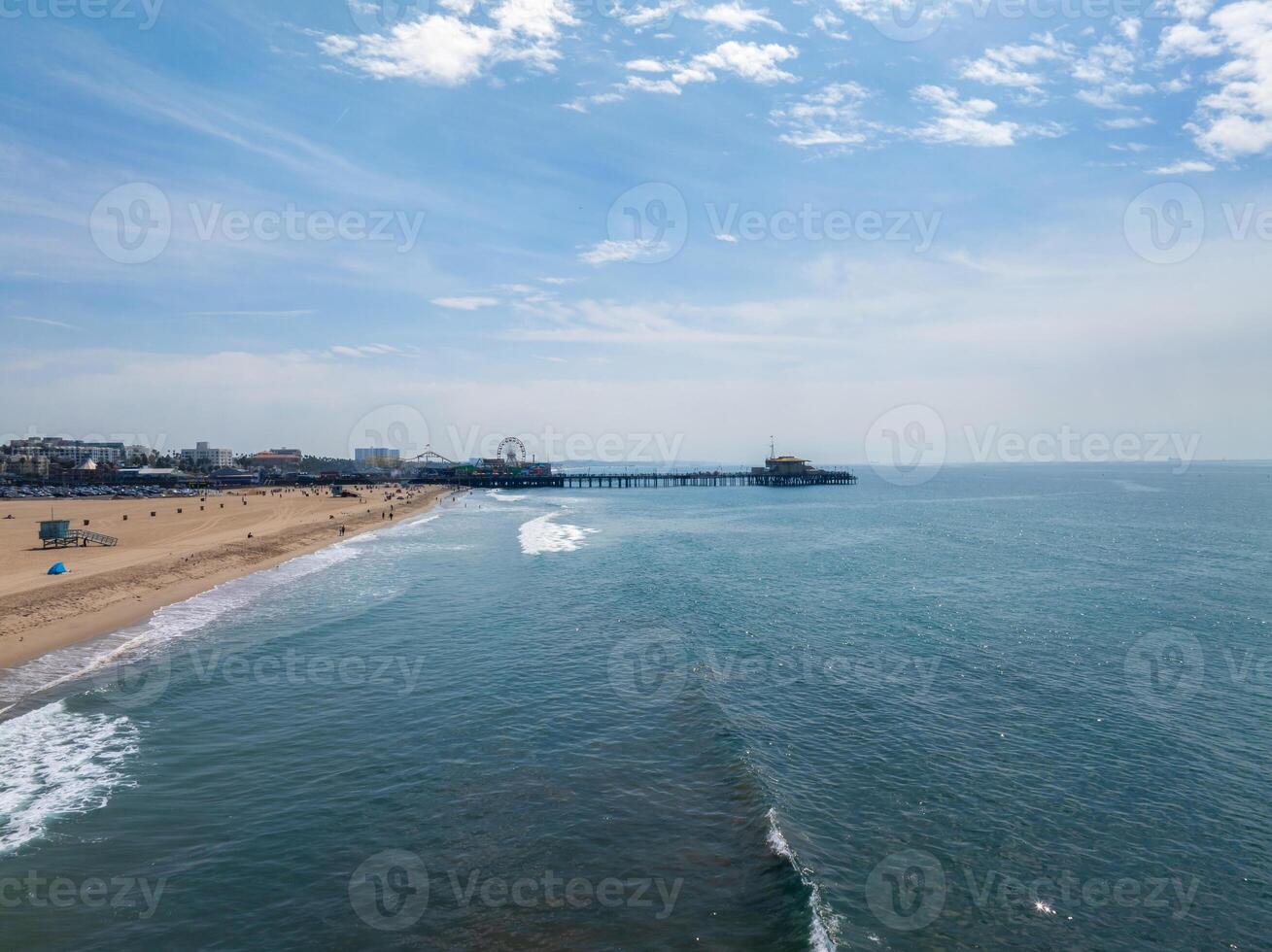 Venetië strand los angeles Californië la zomer blauw antenne visie. foto