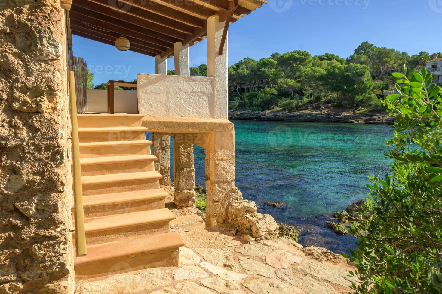 klein steiger Aan de kust De volgende naar de strand van mallorca, balearen eilanden, spanje foto