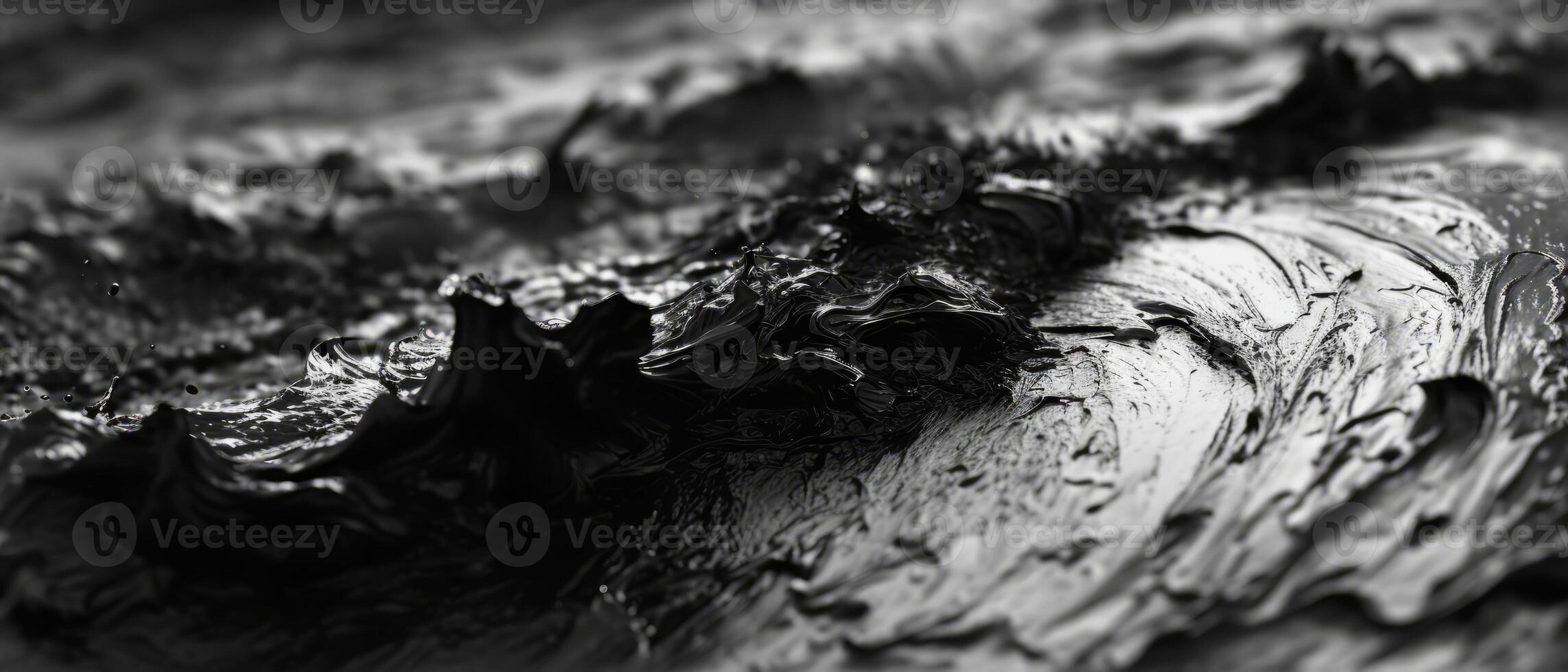 ai gegenereerd abstract monochroom verf dynamiek foto