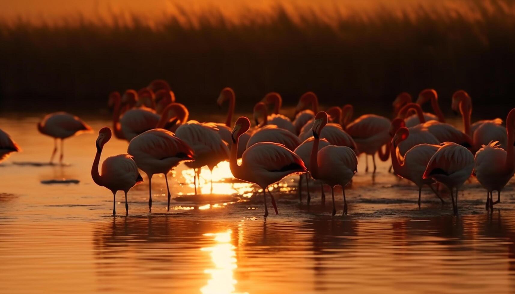 ai gegenereerd dieren in de wild reflecteren schoonheid in natuur gegenereerd door ai foto