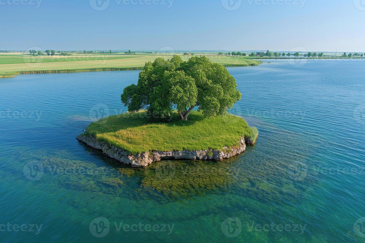 ai gegenereerd spectaculair antenne visie van een dar professioneel fotografie foto