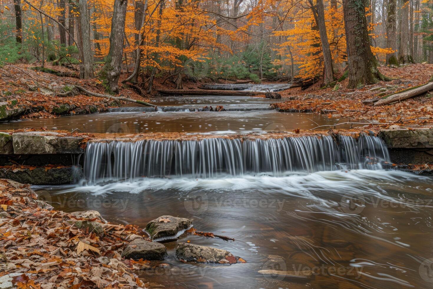 ai gegenereerd water stromen natuur professioneel fotografie foto