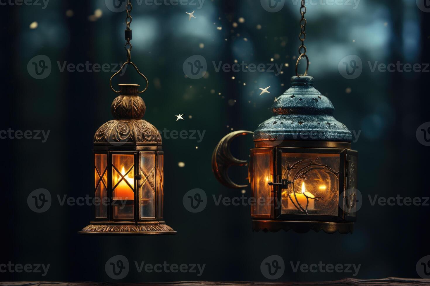 ai gegenereerd achtergrond concept groet kaart met thema verwant naar de Ramadan of eid fitr mubarak foto