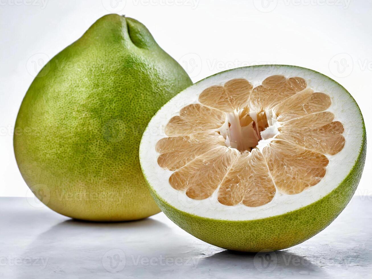 ai gegenereerd gegenereerd afbeeldingpomelo fruit dichtbij omhoog hoog resolutie afbeeldingen foto