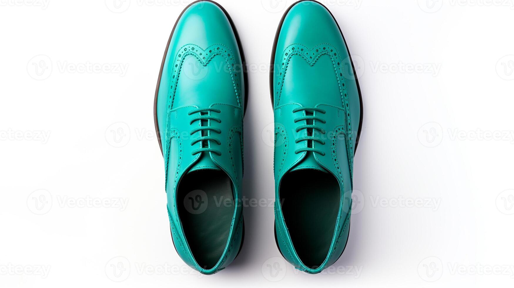 ai gegenereerd taling brogues schoenen geïsoleerd Aan wit achtergrond met kopiëren ruimte voor advertentie foto