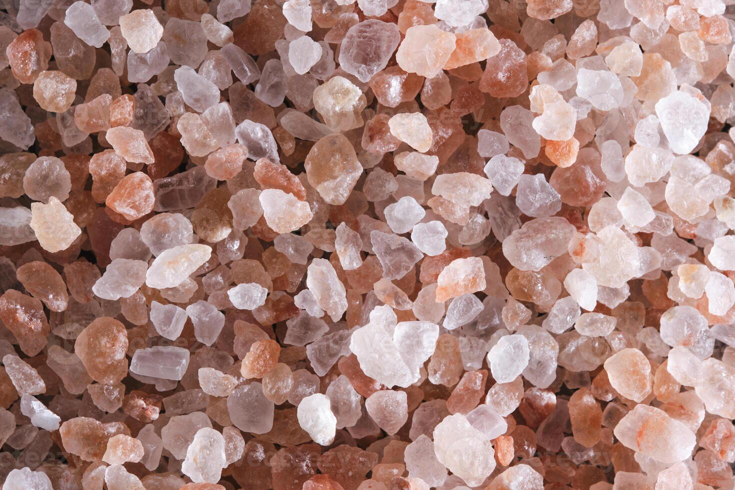 achtergrond, roze eetbaar himalayan zout detailopname. foto