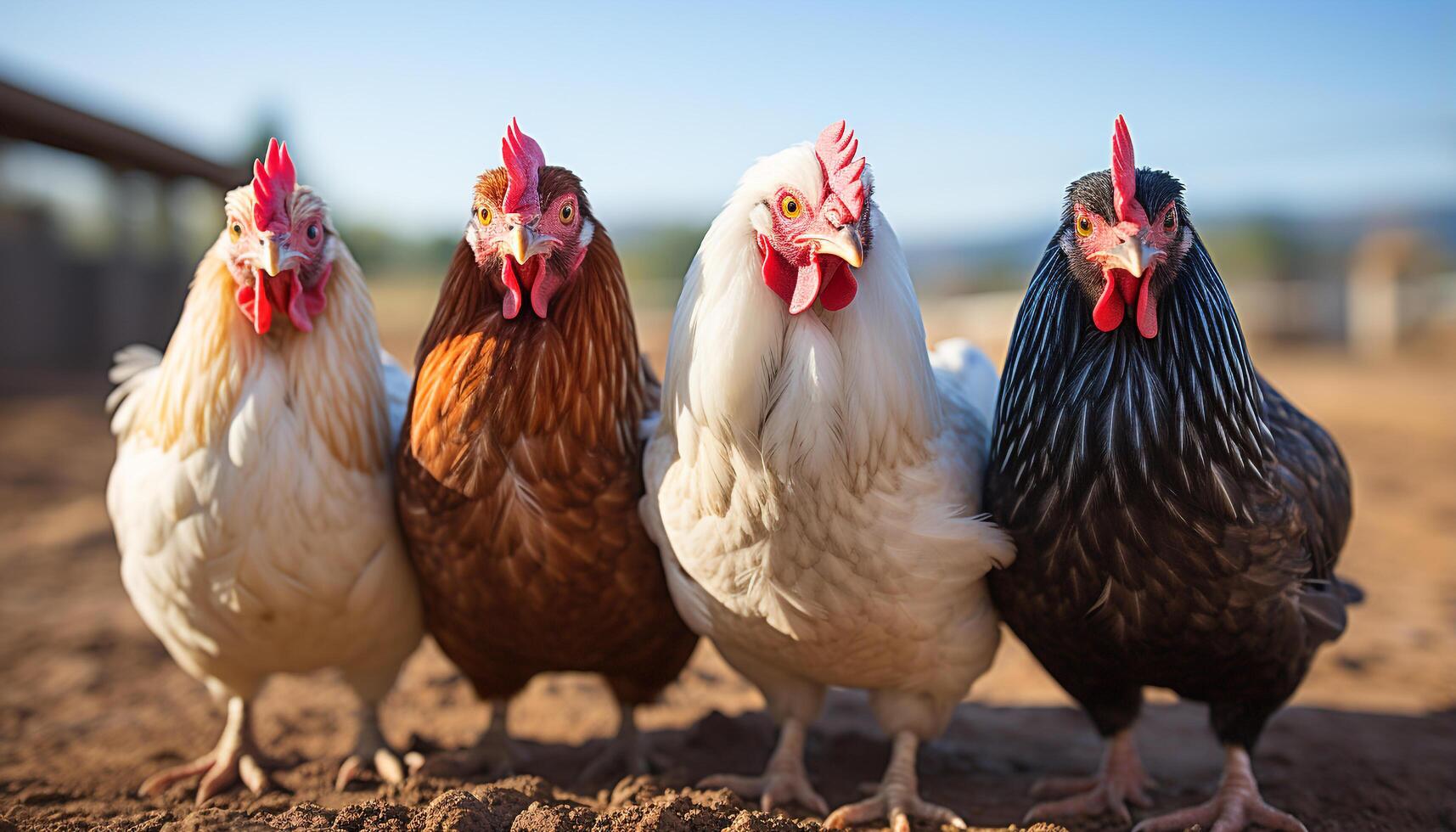 ai gegenereerd majestueus haan staand in de weide, op zoek schattig en sportief gegenereerd door ai foto