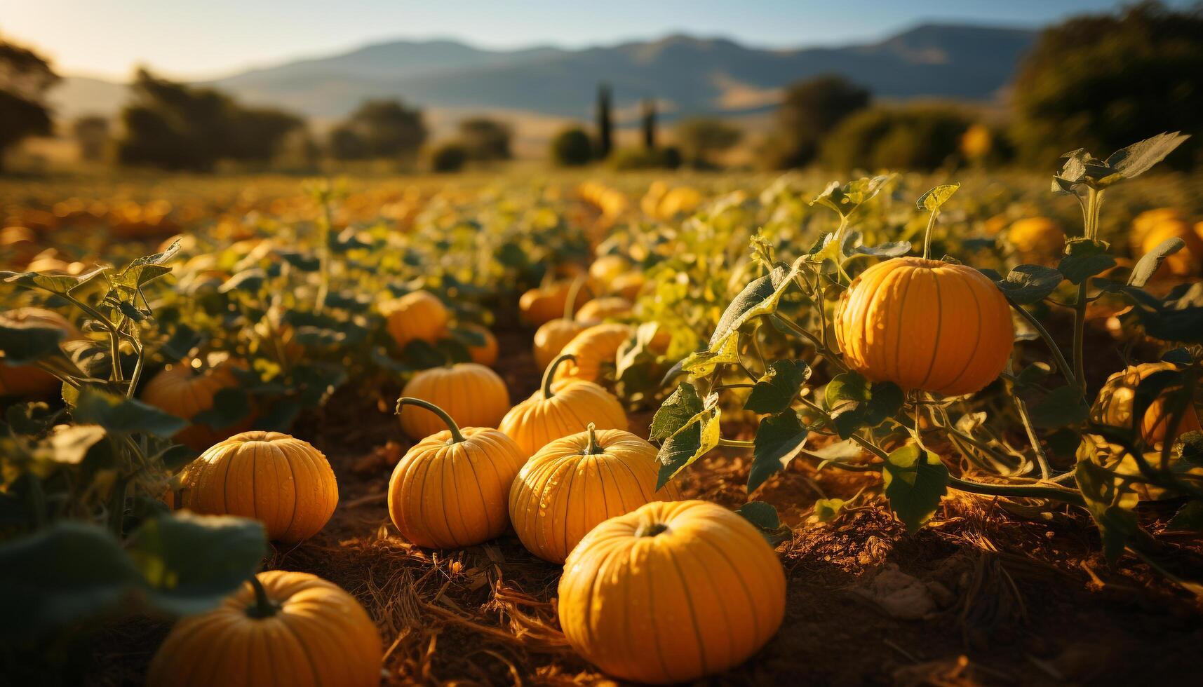 ai gegenereerd herfst oogst pompoen, kalebas, en squash versieren de boerderij gegenereerd door ai foto