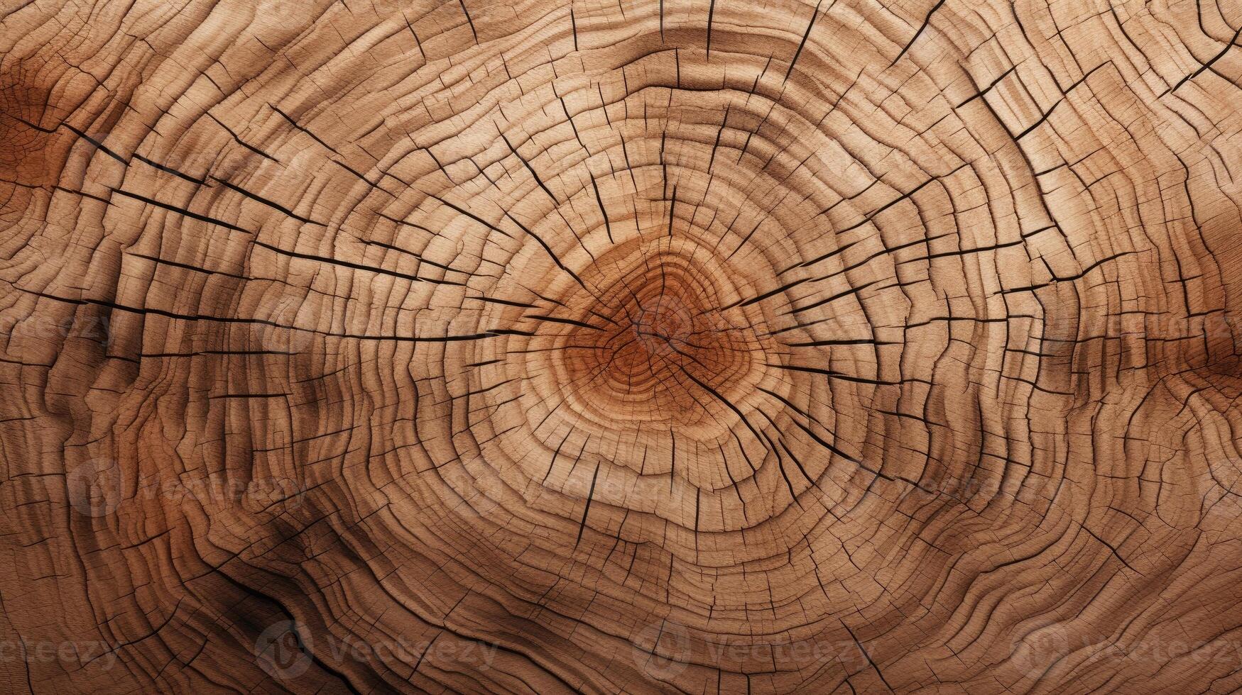 ai gegenereerd graven in de biologisch warmte van een houten besnoeiing textuur. ai gegenereerd foto