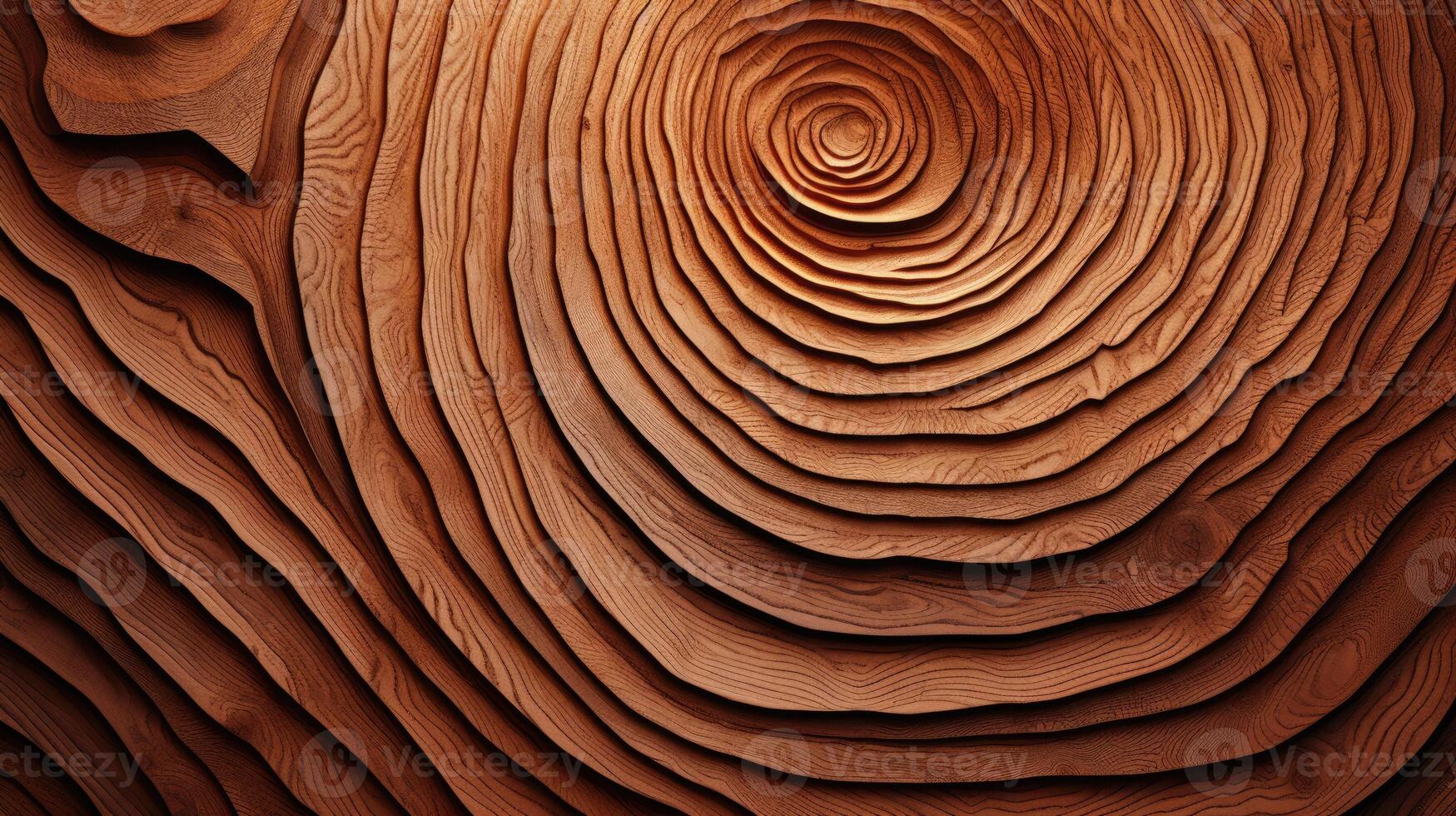 ai gegenereerd graven in de biologisch warmte van een houten besnoeiing textuur. ai gegenereerd foto