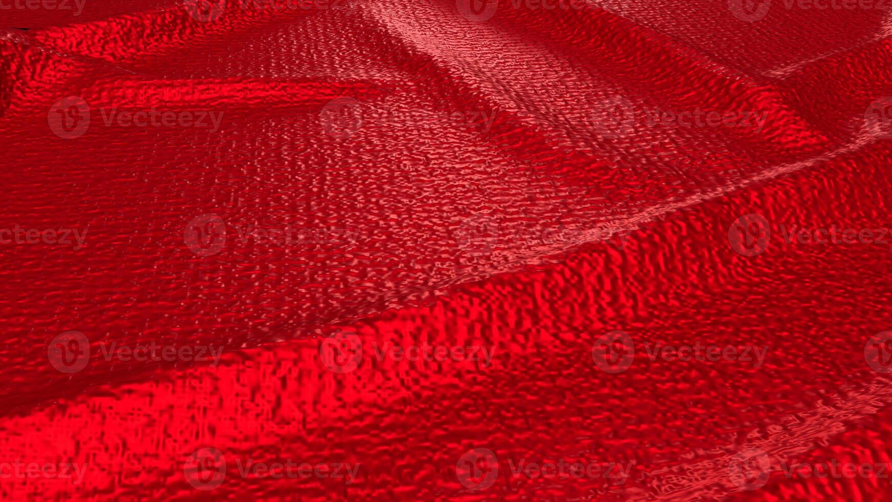 de rood glanzend voor abstract achtergrond concept 3d weergave. foto