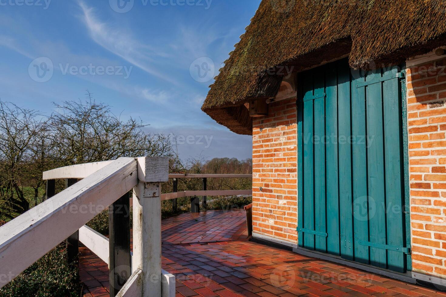 windmolen in Oost-Friesland foto