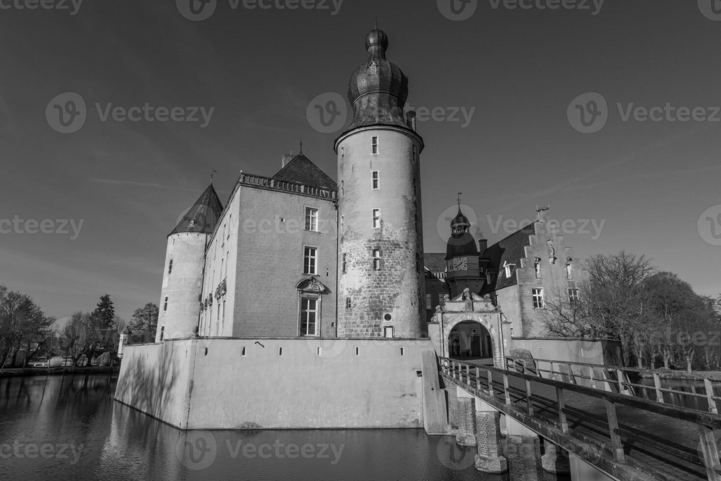 de kasteel van edelsteen in Westfalen foto