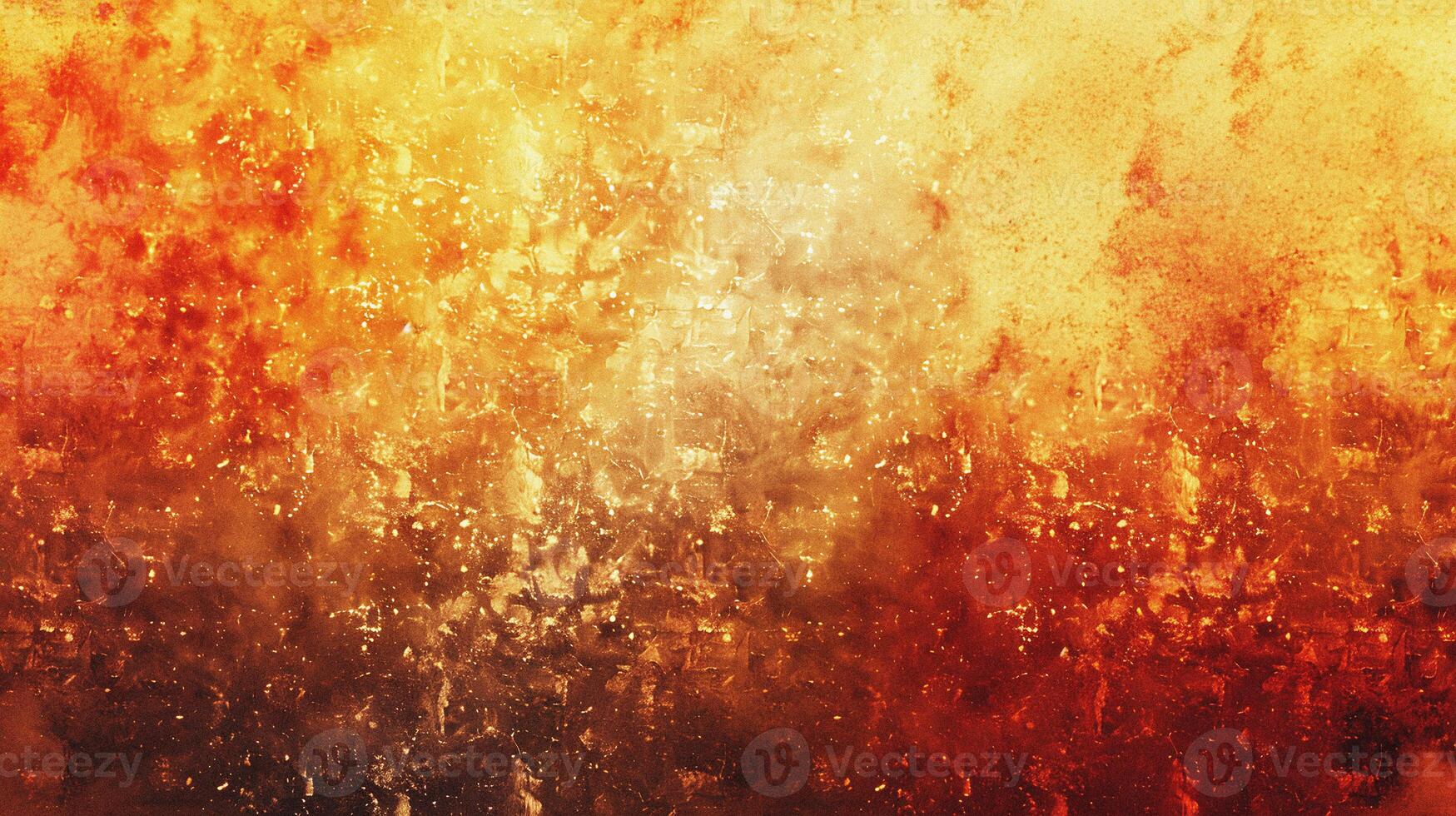 ai gegenereerd vurig korrelig abstract achtergrond met oranje rood en geel tinten lijkt op vlammen foto