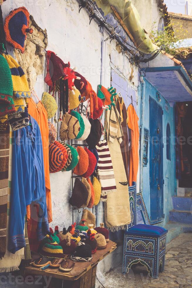 Marokkaans souvenir winkel foto